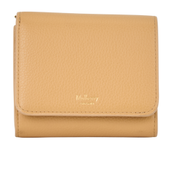 Mulberry Small Continental French Purse, Leather, Nude, YVK4, B, 3*